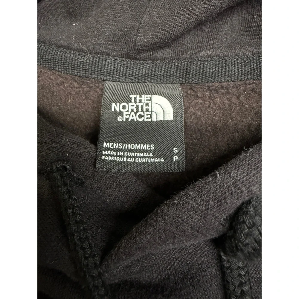 The North Face Mens Red Box Pullover Hoodie Black Small Graphic Sweatshirt
